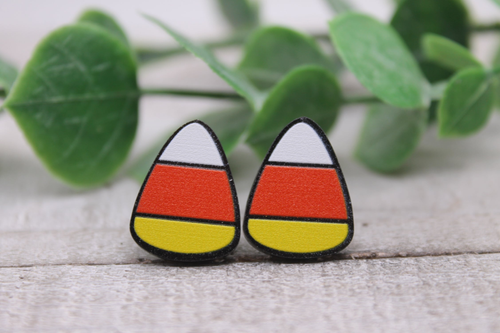 Candy Corn Stud Earrings