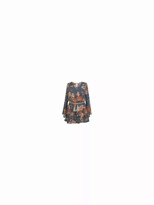 Tangled Up In Blue Romper