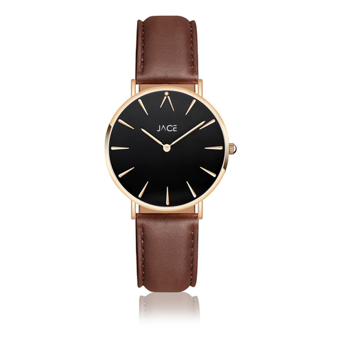 "BRUSSELS" WOMENS LEATHER BAND WATCH