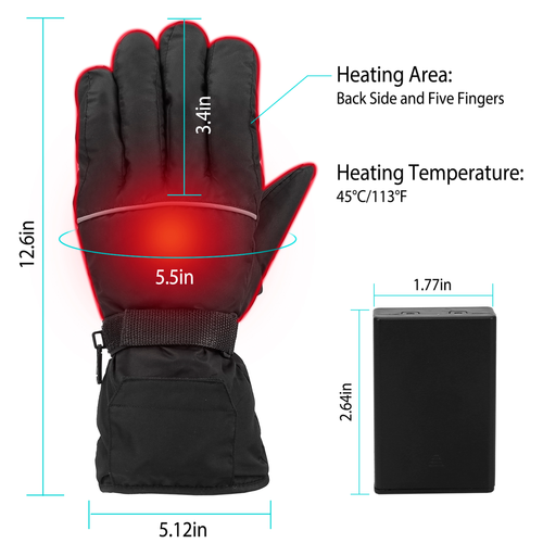 Heating Warm Gloves Battery Powered Heated 