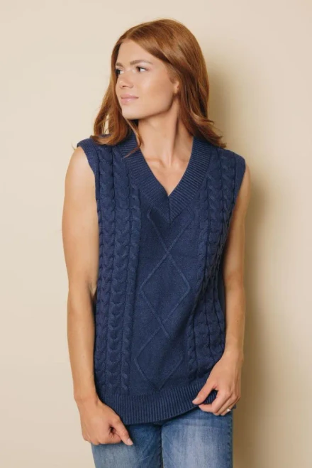 Arya Sleeveless Sweater Tank