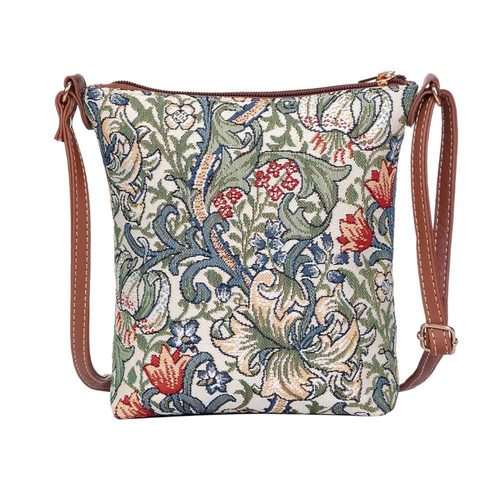 William Morris Golden Lily Sling Bag Purse Crossbody