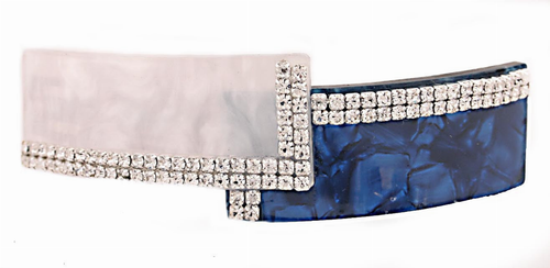 Bi Pearl Color With Stone Barrette