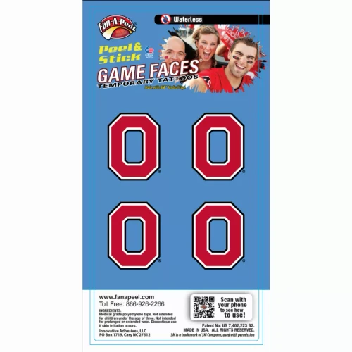 Waterless Peel & Stick Temporary Tattoos Fan-A-Peel / Gamesfaces