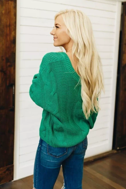 Bubblegum Knit Braided Sweater