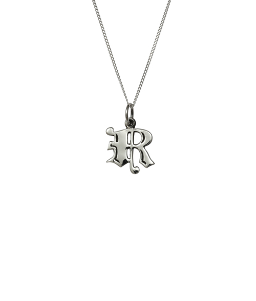 Love Letter R Charm Necklace