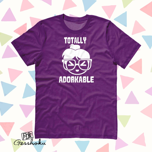 Totally Adorkable Girl with Glasses Unisex T-shirt
