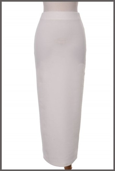 Kim Inspired Dream Skirt Ankle Length Body-con Fit White