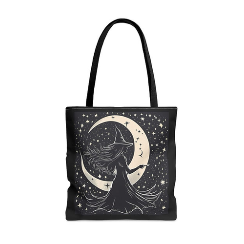 Vintage Gothic Inspired - Luminescent Spellcraft - Witchy Halloween  Tote Bag   