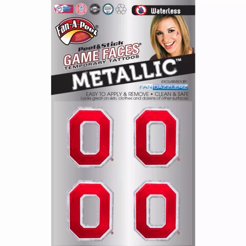 Metallic Peel & Stick Fan-A-Peel / Gamesfaces