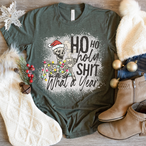 Ho Ho Ho What a Year Tee