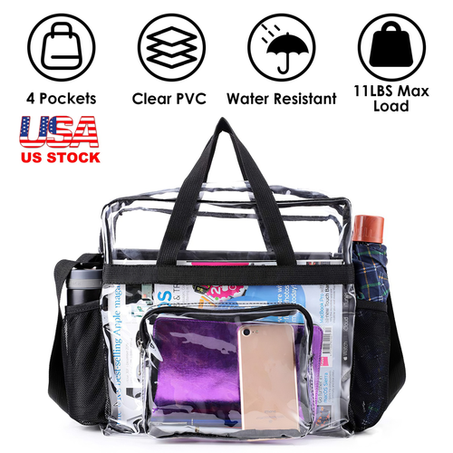 Clear Crossbody Bag Stadium Approved Clear Transparent Shoulder Bag 