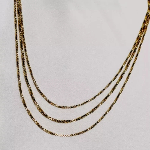 Triple Date Necklace