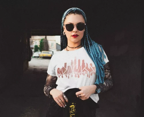 Drippy Skyline Tee