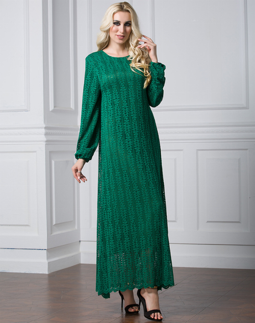 Vestido Lace Evening Dress