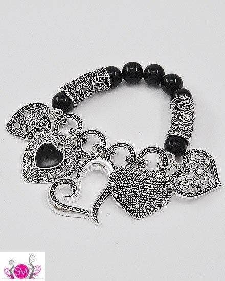 Antique Silvertone Marcasite Look