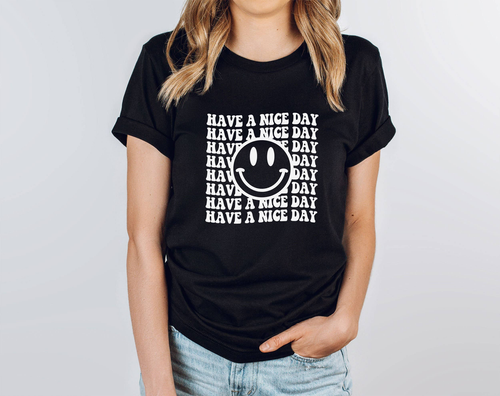 Have A Nice Day Shirt Smiley Face Shirt | 90s Shirt