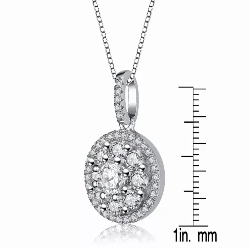 Collette Z Sterling Silver Vintage Pendant Necklace