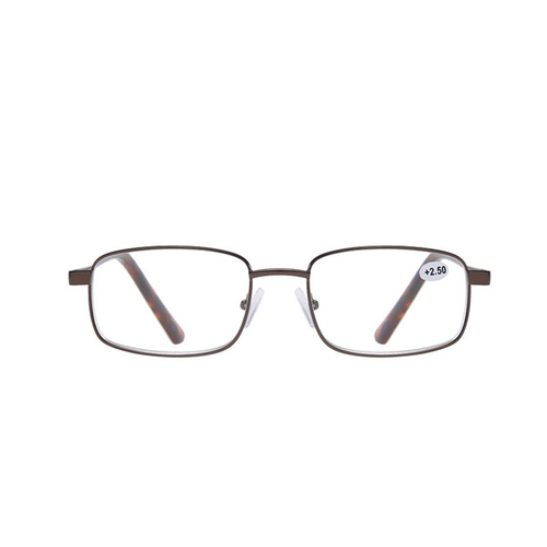 Rectangle Frame Metal Quality Reading Glasses/Readers