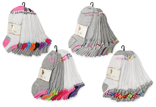 10-Pairs U.S. Polo Assn Low Cut Socks