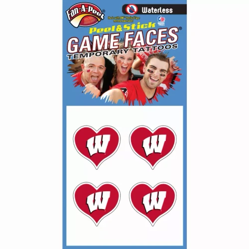 Waterless Peel & Stick Temporary Tattoos Fan-A-Peel / Gamesfaces