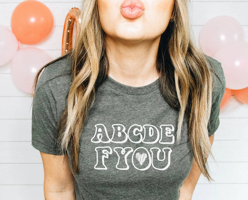 ABCDE FYOU Anti Valentines Day Shirt | Singles Shirt