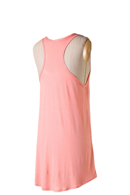 Tunic Tank Top Racer Salmon