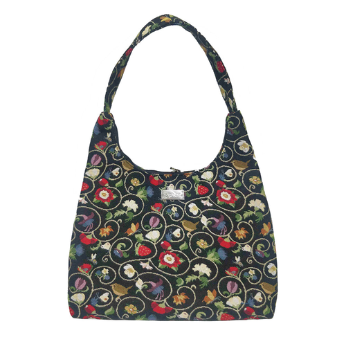 Black And White Luxor Hobo Handbag Shoulder Bag