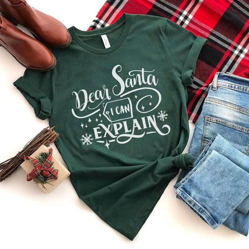 Christmas Shirt | Dear Santa, I can Explain