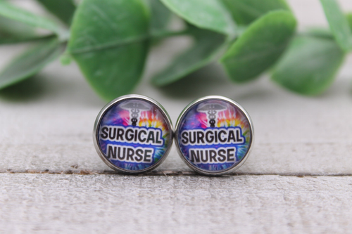 Surgical Nurse on Tie Dye | Hypoallergenic