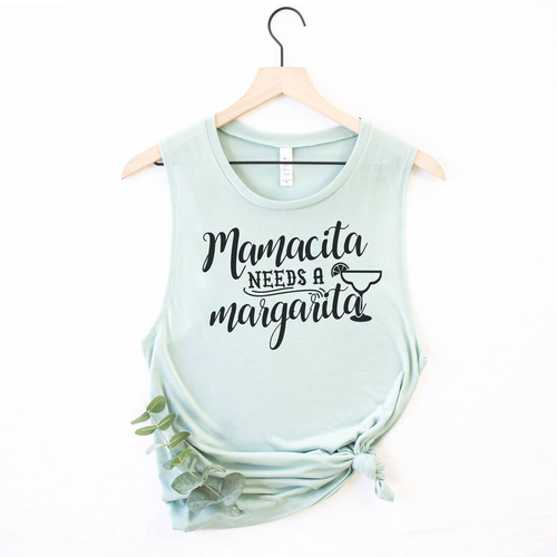 Funny Summer Margarita Tank Top for Mom's