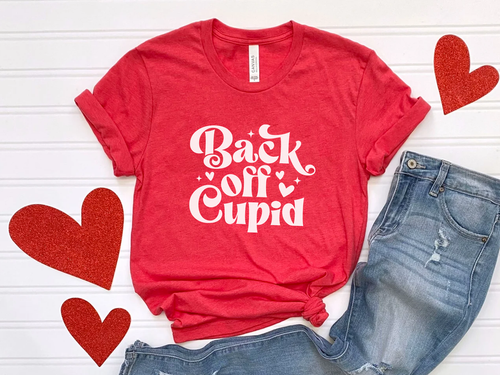 Back off Cupid Anti Valentines Day Shirt