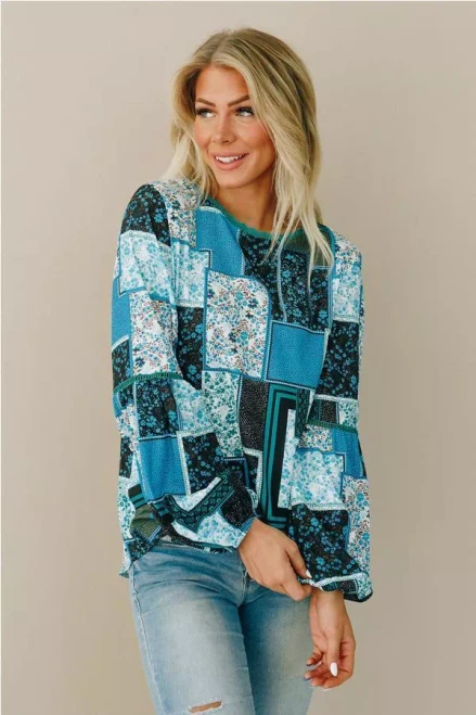 Time Flies Boho Blouse