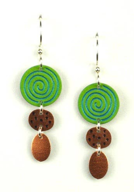 Three Part Green, Copper & Gold