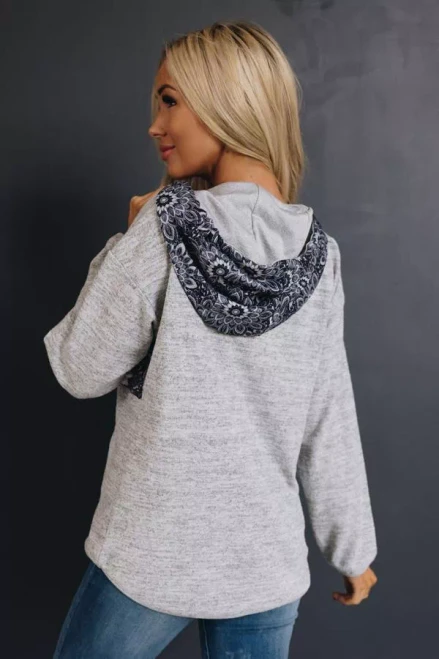 Tina Tribal Pocket Hoodie