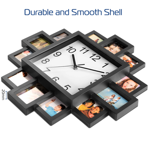 Photo Frame Clock Picture Collage 