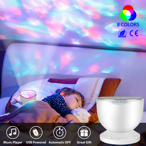 Ocean Wave LED Projection Night Light 