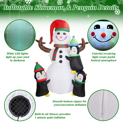 5.9FT Christmas Inflatable Outdoor Decoration 