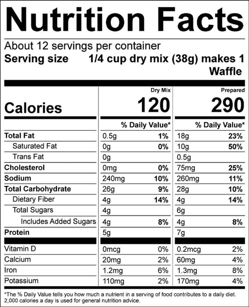 Belgian Waffle Mix