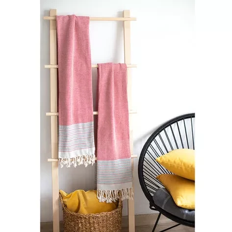 100% Turkish Cotton Handwoven Throw Blankets