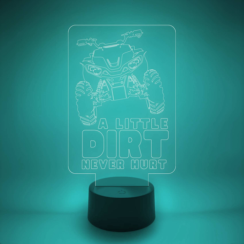 4-Wheeler LED Light | A Little Dirt Never Hurt | ATV Quad
