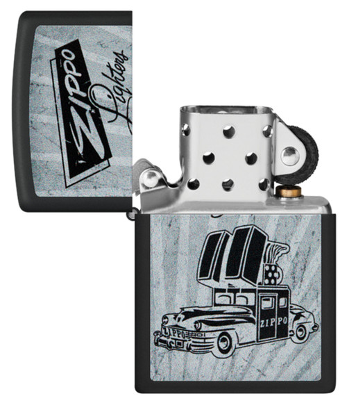 Zippo Retro Zippo Car Design Matte Lighter 