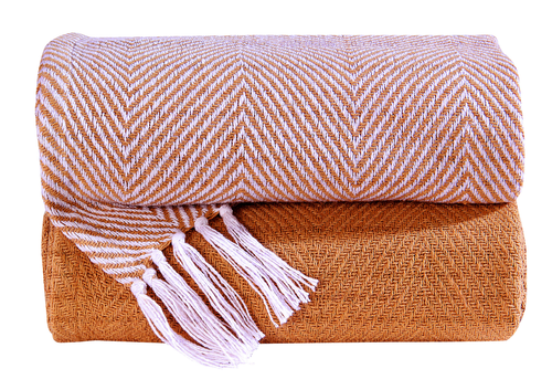 Handwoven 100% Cotton All Season Couch Chair Bed Decorative Throw Blankets Chevron