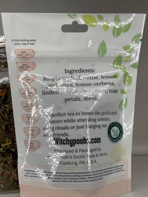 Wiccan women's Brew Herbal Tea
