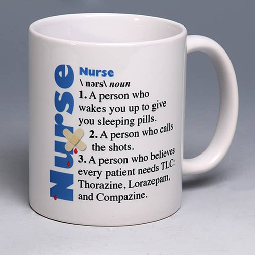 Whimsical Nurse Mug
