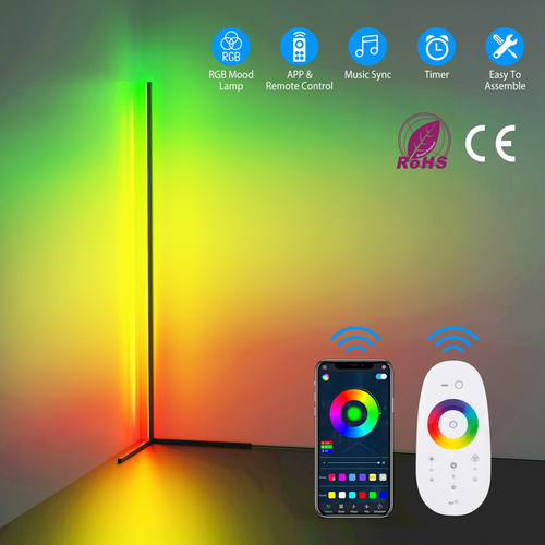 56in Floor Lamp Light LED Standing Lamp