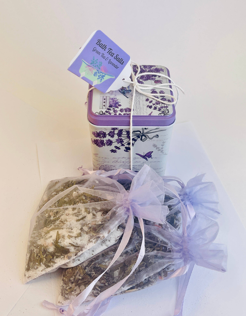 Bath Tea Salts Green Tea and Lavender