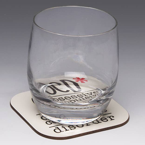 Whimsical OCD* (Cranky) Boxed Coaster 