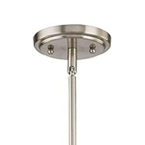 Nickel Kitchen Island Metal Dimmable Chandelier With Clear Shades