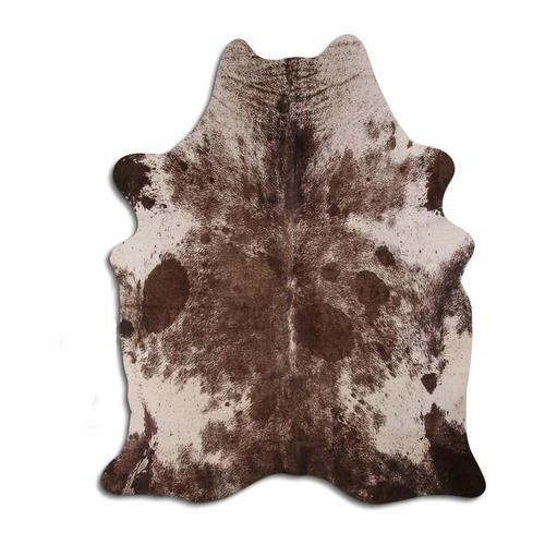 PRINTED HAIR ON COWHIDE PRINTED SALT AND PEPPER